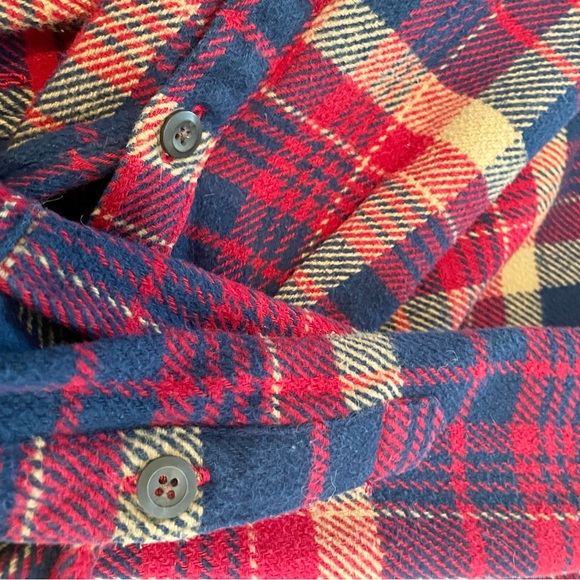 Woolrich The Green Label collection- %100 cotton plaid heavy Shacket Sz XL - Picture 12 of 13